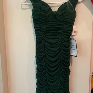 emerald Green Homecoming Dress